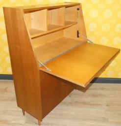 Pamono Vintage Walnut Secretaire, 1960s><noscript><img width=