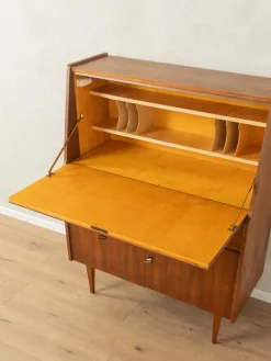 Pamono Vintage Walnut Secretary, 1950s><noscript><img width=