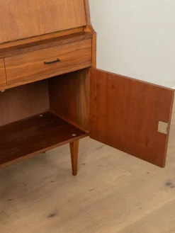 Pamono Vintage Walnut Secretary, 1950s><noscript><img width=