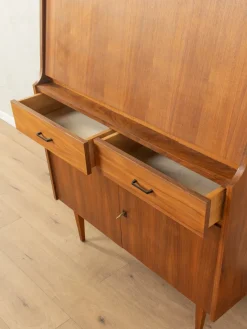 Pamono Vintage Walnut Secretary, 1950s><noscript><img width=