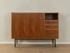 Pamono Vintage Walnut Veneer Highboard, 1960s> Sideboards & Buffets