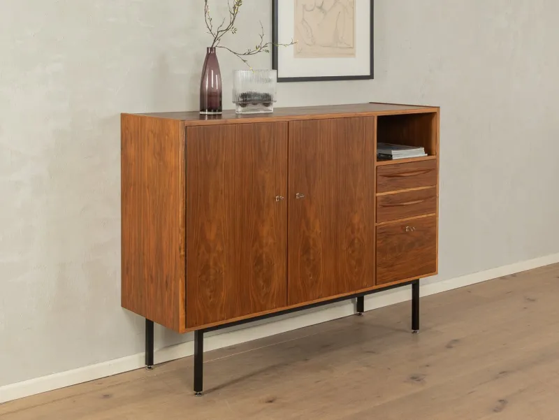 Pamono Vintage Walnut Veneer Highboard, 1960s> Sideboards & Buffets