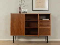 Pamono Vintage Walnut Veneer Highboard, 1960s><noscript><img width=