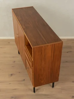 Pamono Vintage Walnut Veneer Highboard, 1960s><noscript><img width=