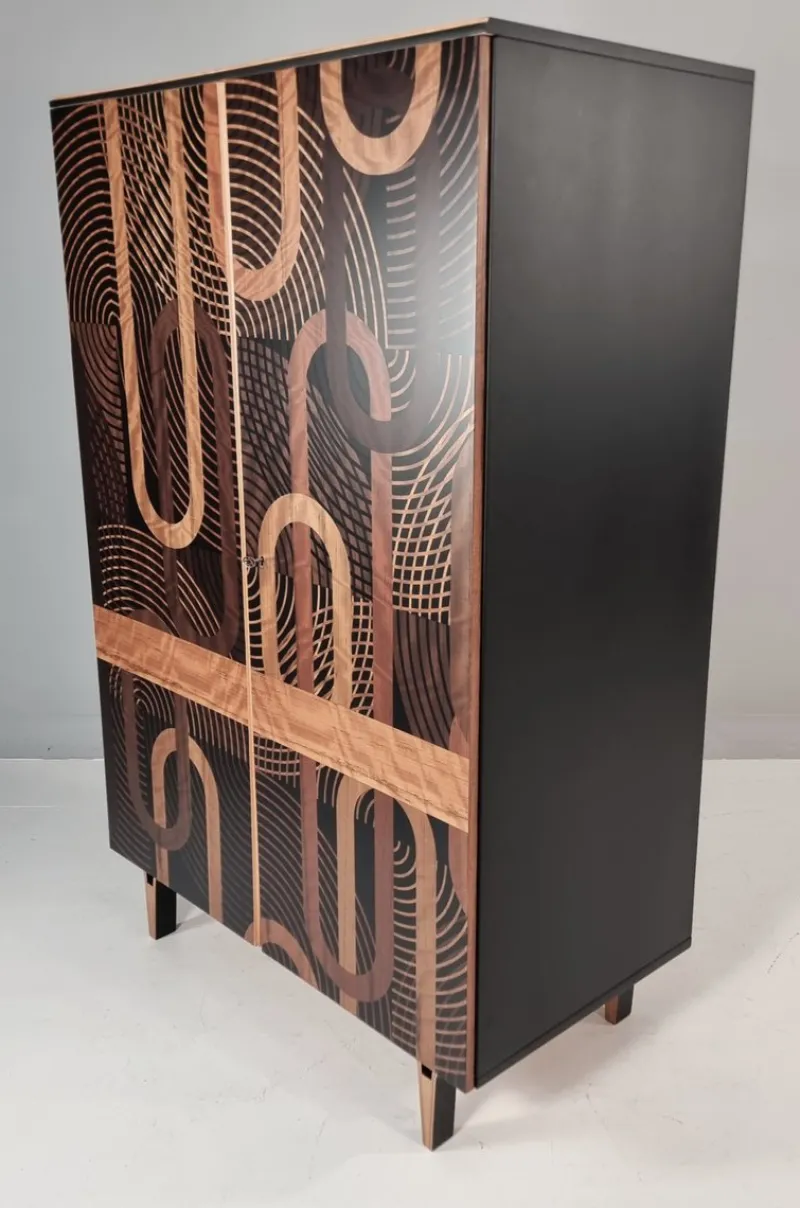 New Pamono Vintage Wardrobe in Beech, 1970s