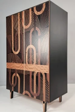New Pamono Vintage Wardrobe in Beech, 1970s