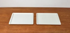 Best Pamono Vintage West German Fiberglass Plastic Trays from Presswerk Köngen, Set of 2