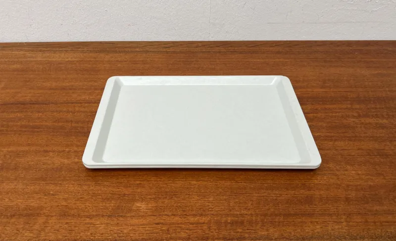 Best Pamono Vintage West German Fiberglass Plastic Trays from Presswerk Köngen, Set of 2