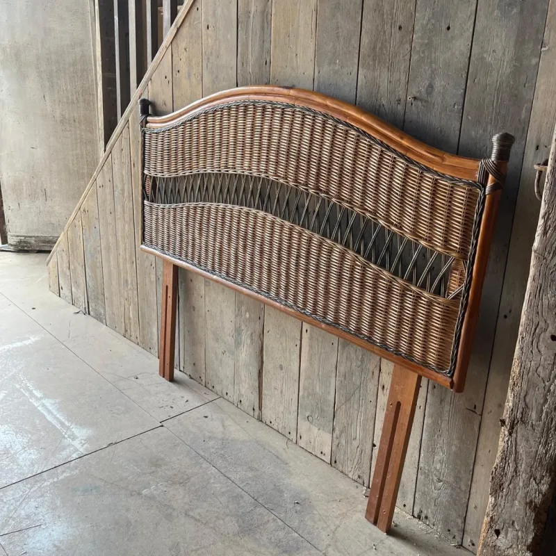 New Pamono Vintage Wicker & Cane Headboard