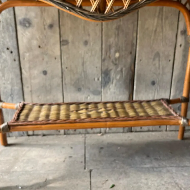 Pamono Vintage Wicker 2 Tier Console Table> Console Tables