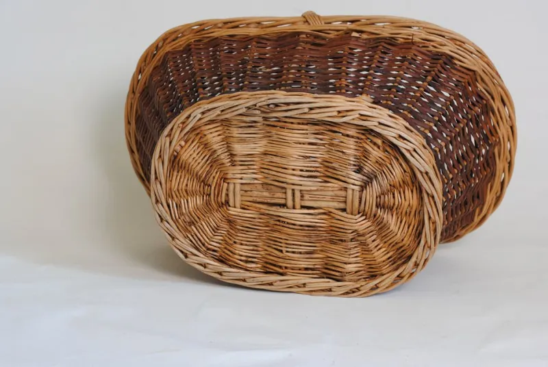 Pamono Vintage Wicker Basket, 1950s> Trunks Crates & Baskets