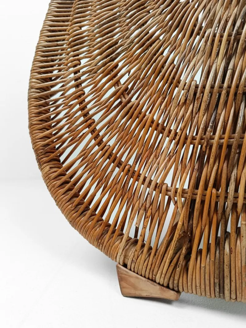 Clearance Pamono Vintage Wicker Karlskrona Chaise Longue attributed to Carl Öjerstam for Ikea, 1990s