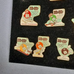 Sale Pamono Vintage Winter Olympic Games Pin Set Limited Edition N.10 from M&Ms, 1992, Set of 10