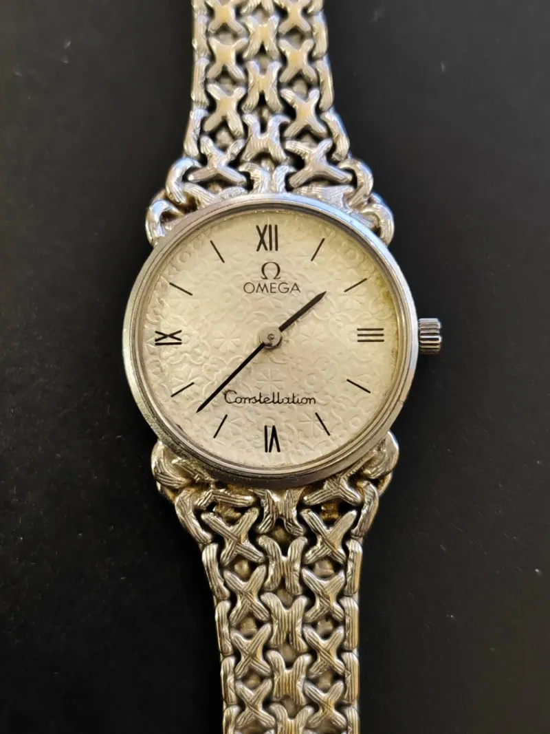 Pamono Vintage Womens Watch Constellation in White Gold 18KA from Omega> Watches