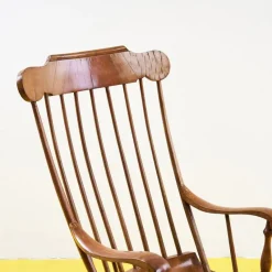 Pamono Vintage Wood Rocking Chairs><noscript><img width=