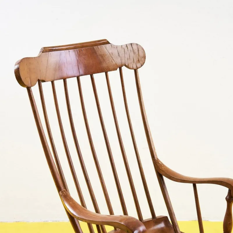 Pamono Vintage Wood Rocking Chairs> Rocking Chairs