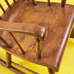 Pamono Vintage Wood Rocking Chairs><noscript><img width=