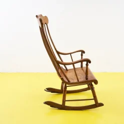 Pamono Vintage Wood Rocking Chairs><noscript><img width=