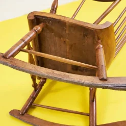 Pamono Vintage Wood Rocking Chairs><noscript><img width=