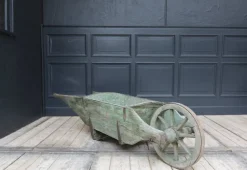 Pamono Vintage Wood Wheelbarrow, 1890s><noscript><img width=