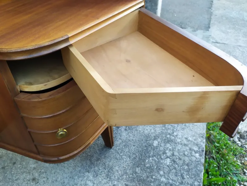 Pamono Vintage Wooden Headboard, 1960s> Beds & Bedroom Sets