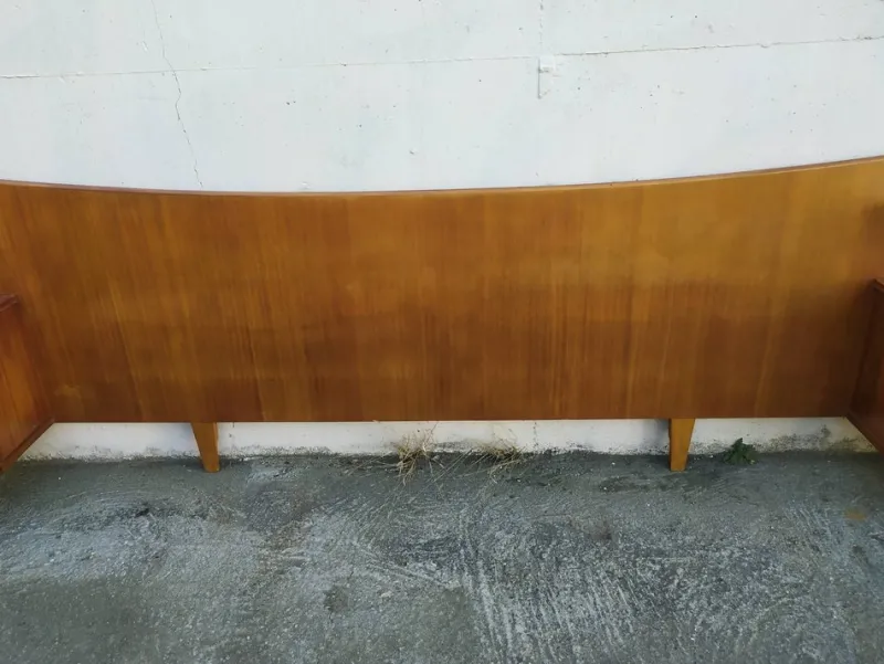 Pamono Vintage Wooden Headboard, 1960s> Beds & Bedroom Sets