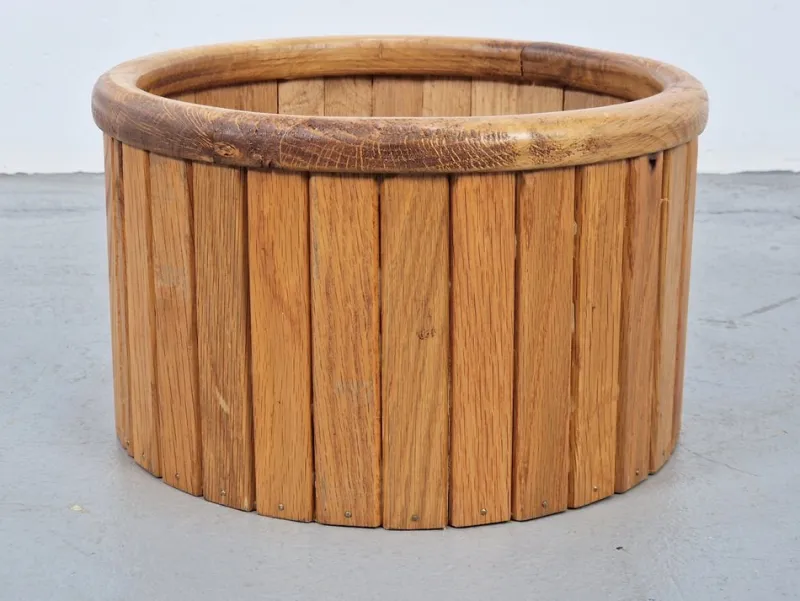 Pamono Vintage Wooden Indoor Planter, 1960s> Planters And Jardiniere
