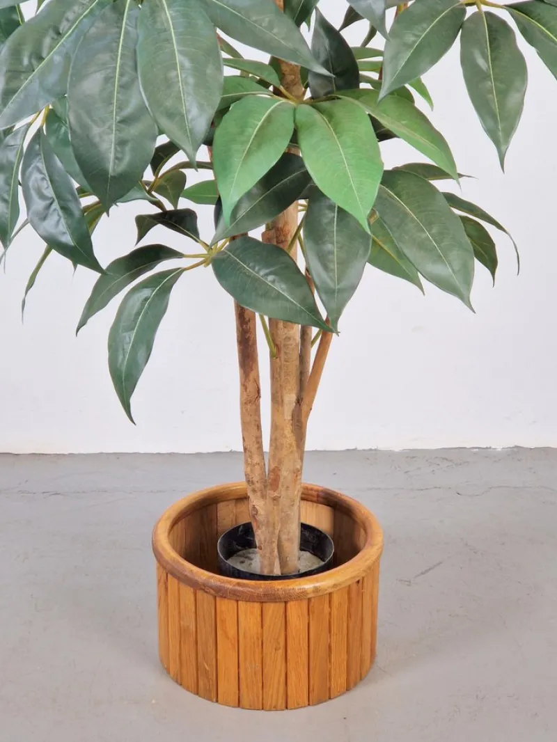Pamono Vintage Wooden Indoor Planter, 1960s> Planters And Jardiniere