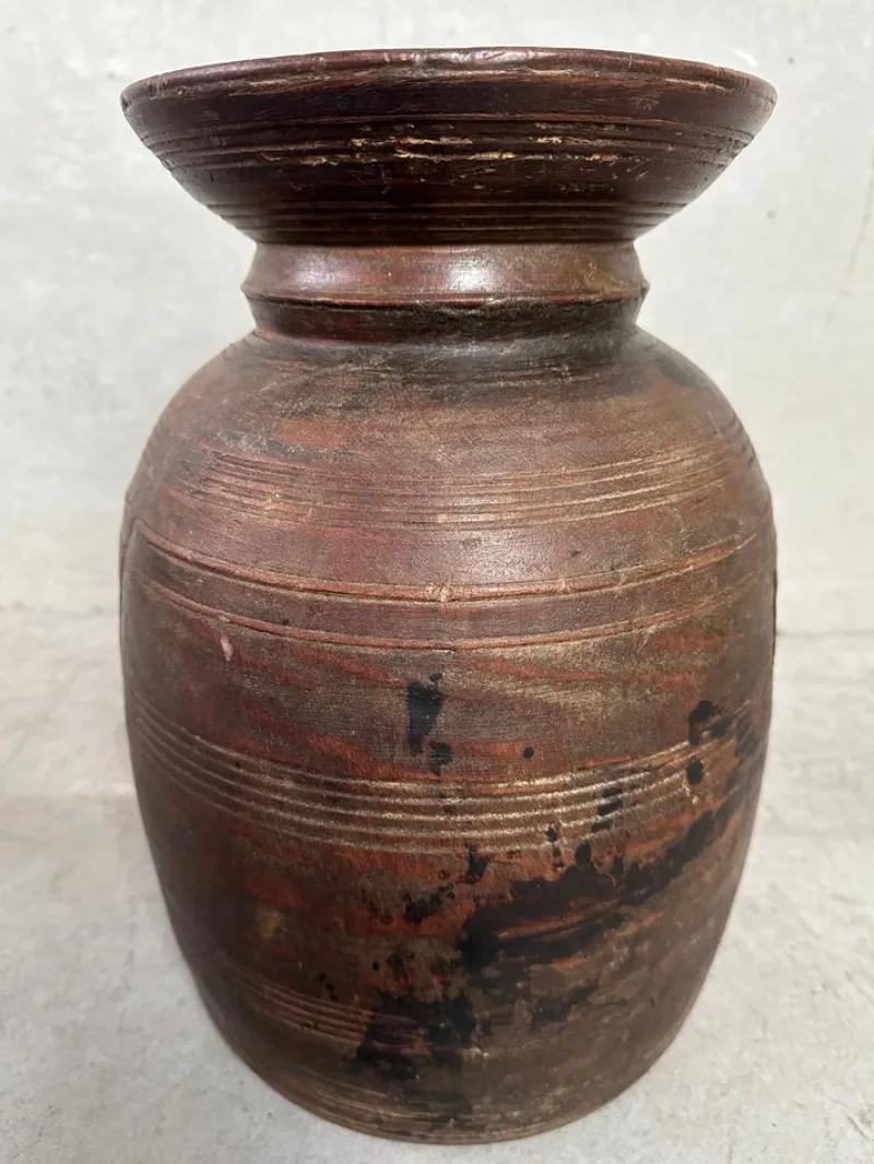Clearance Pamono Vintage Wooden Jug, 1930s