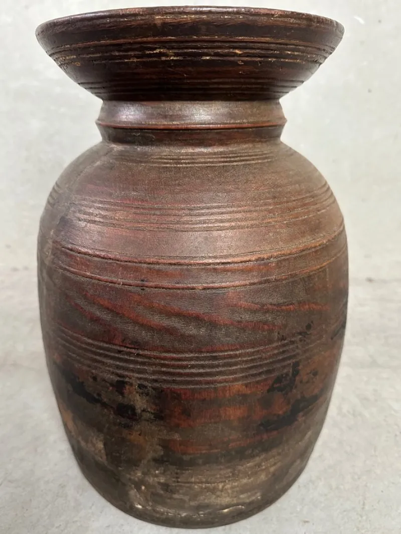 Clearance Pamono Vintage Wooden Jug, 1930s