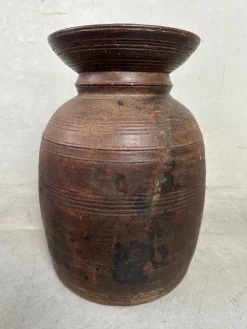 Clearance Pamono Vintage Wooden Jug, 1930s