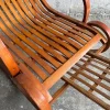 Discount Pamono Vintage Wooden Rocking Chaise Longue with Circular Frame