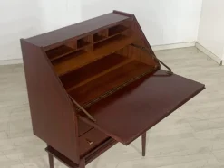 Pamono Vintage Wooden Secretary, 1960s><noscript><img width=