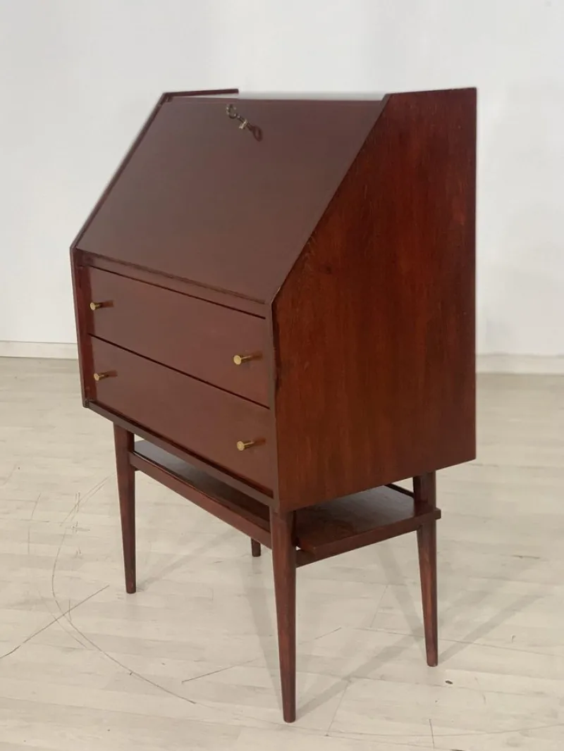Pamono Vintage Wooden Secretary, 1960s> Secretaires