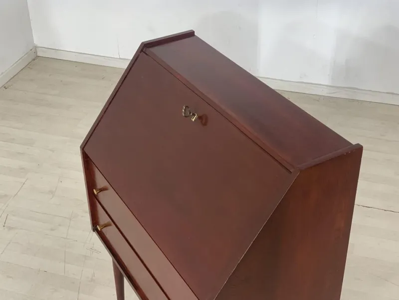 Pamono Vintage Wooden Secretary, 1960s> Secretaires