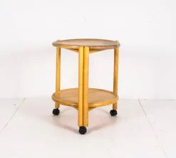 Pamono Vintage Wooden Serving Trolley><noscript><img width=