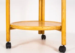 Pamono Vintage Wooden Serving Trolley><noscript><img width=