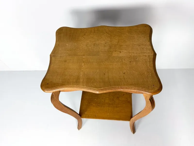 Pamono Vintage Wooden Side Table, 1890s> Coffee & Side Tables