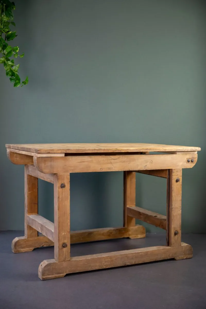 Best Pamono Vintage Wooden Table, 1950s