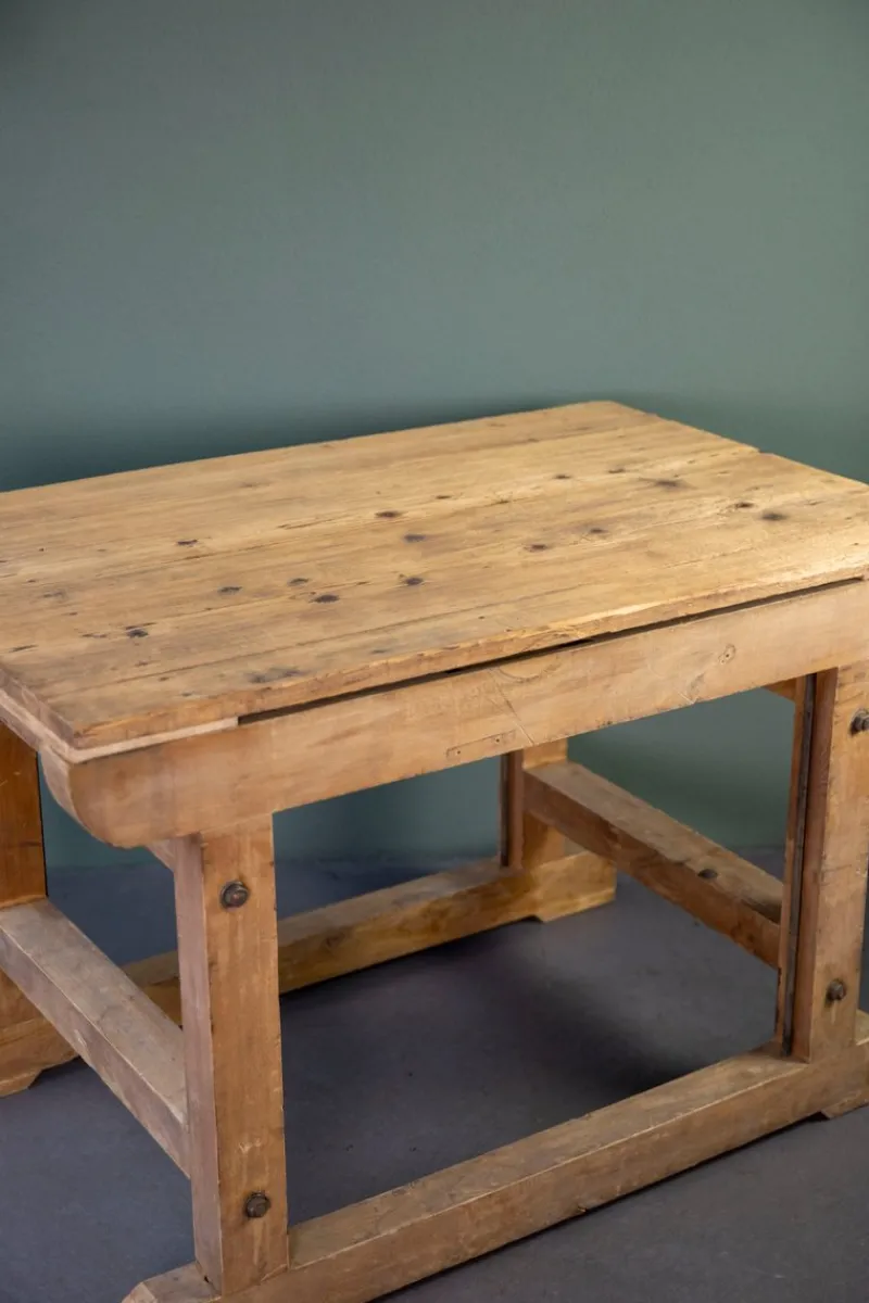 Best Pamono Vintage Wooden Table, 1950s