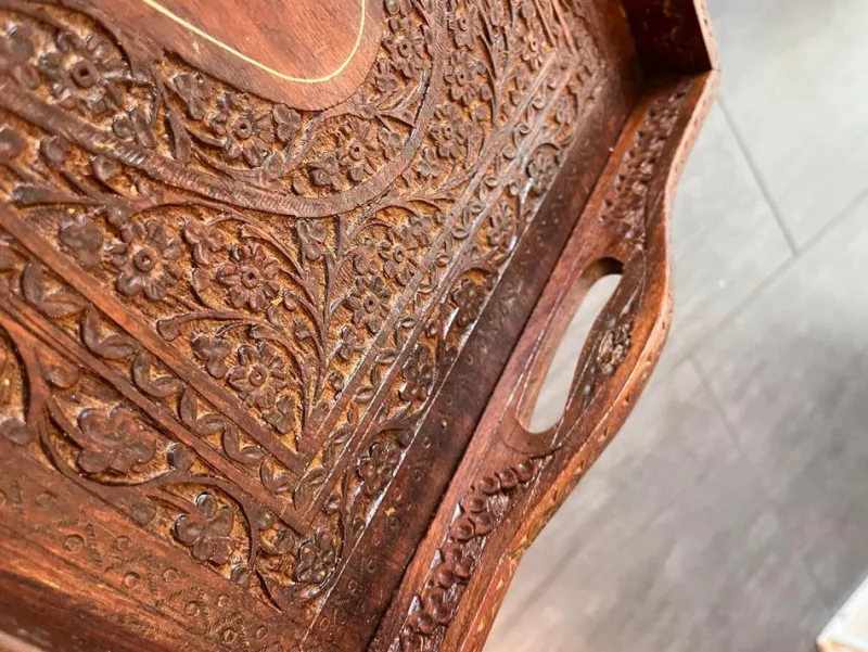 Pamono Vintage Wooden Tray, 1960s> Trays