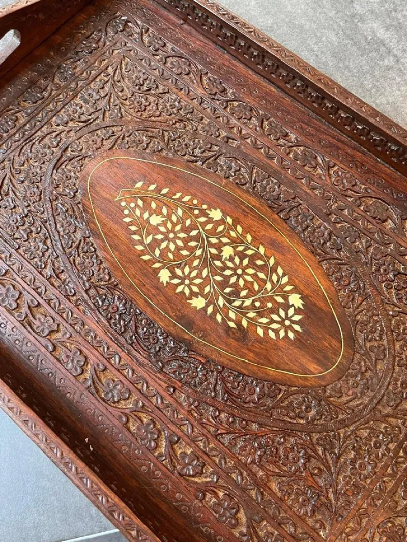 Pamono Vintage Wooden Tray, 1960s> Trays