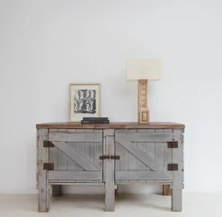 New Pamono Vintage Workbench in Pine, 1920s