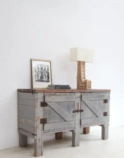 New Pamono Vintage Workbench in Pine, 1920s