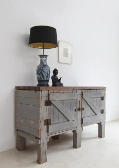 New Pamono Vintage Workbench in Pine, 1920s
