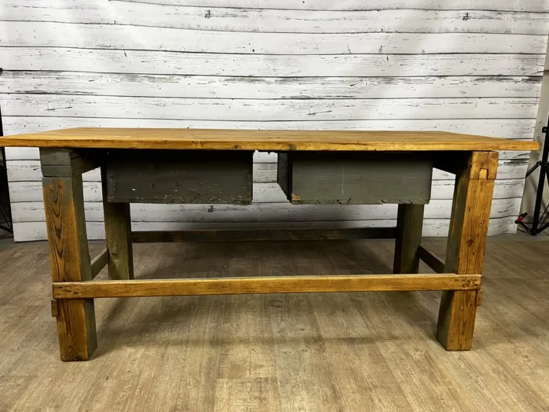 Pamono Vintage Workbench in Spruce> Worktables & Workbenches
