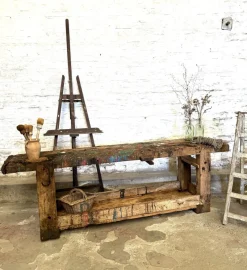 Pamono Vintage Workbench in Wood> Worktables & Workbenches