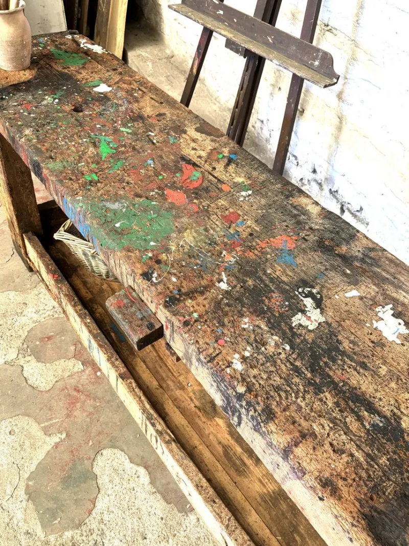 Pamono Vintage Workbench in Wood> Worktables & Workbenches