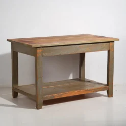 Best Pamono Vintage Worktable in Olive Green, 1920