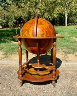 Pamono Vintage World Globe on Wheels Bar, 1960s> Cabinets & Wardrobes